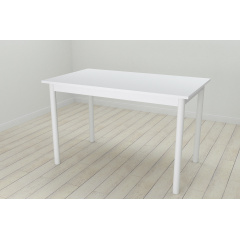 Стол кухонный Ferrum-decor Бенита 75x120x70 Белый ДСП Белое 32мм (BEN0029) Одесса