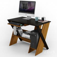 Комп'ютерний стіл Comfy Home Zhuk Венге/Горіх лісовий Хмельницький