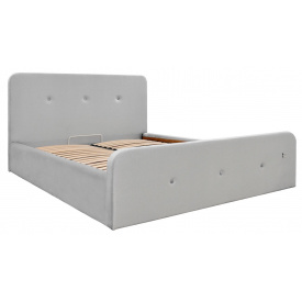 Ліжко Richman Мішель Comfort 140 х 190 см Monolith 84 З підйомним механізмом та нішою для білизни
