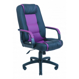 Офисное кресло руководителя Richman Челси Boom 15-21 Пластик Рич М3 MultiBlock Сливово-синее