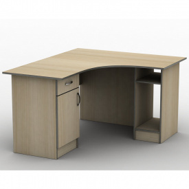 Письменный стол Тиса Мебель СПУ-5 1600*1400 Бук