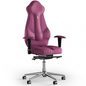 Кресло KULIK SYSTEM IMPERIAL Антара с подголовником со строчкой Розовый (7-901-WS-MC-0312)