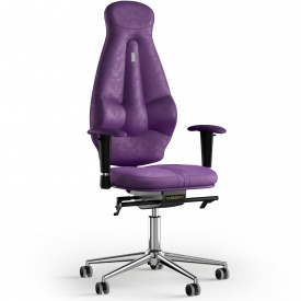 Кресло KULIK SYSTEM GALAXY Антара с подголовником без строчки Фиолетовый (11-901-BS-MC-0306)