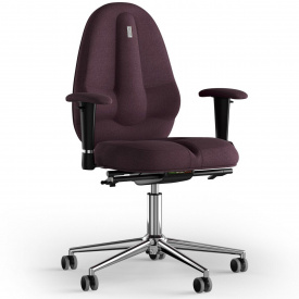 Кресло KULIK SYSTEM CLASSIC Ткань без подголовника без строчки Фиолетовый (12-909-BS-MC-0509)