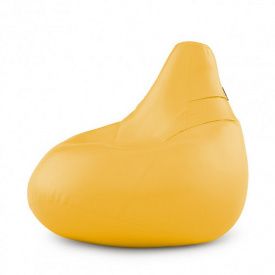 Кресло Мешок Груша Оксфорд 120х85 Студия Комфорта размер Стандарт желтый