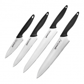 Набор кухонных ножей Samura Golf 98, 158, 221, 251 мм 4 шт (SG-0240)