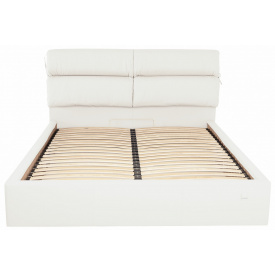 Ліжко Двоспальне Richman Единбург 160 х 190 см Флай 2200 З підйомним механізмом та нішою для білизни Біле
