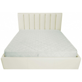 Кровать Двуспальная Richman Санам VIP 160 х 200 см Флай 2200 A1 С дополнительной металлической цельносварной рамой Белая