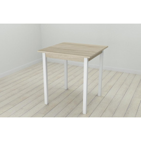 Стол кухонный Ferrum-decor Диего 75x70x70 Белый ДСП Сонома 16мм (DIE0032)