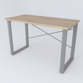 Письменный стол Ferrum-decor Драйв 750x1400x600 Серый металл ДСП Дуб Сонома 32 мм (DRA179)