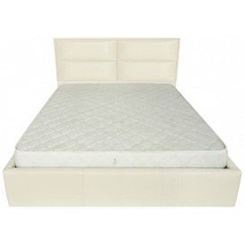 Ліжко Двоспальне Richman Шефілд VIP 180 х 200 см Флай 2200 A1 З додатковою металевою цільнозварною рамою Біле