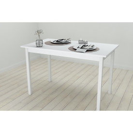 Стол кухонный Ferrum-decor Марио 75x120x80 Белый ДСП Белое 16мм (MAR0036)