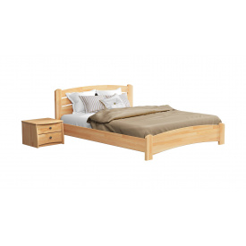 Ліжко дерев'яне Estella Венеція Люкс 160х200 Бук натуральний Щит 2Л2.5