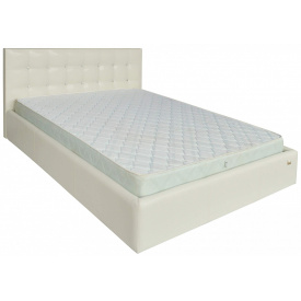 Ліжко Двоспальне Richman Честер VIP 160 х 190 см Кінг 400 З додатковою металевою рамою C1 Біла