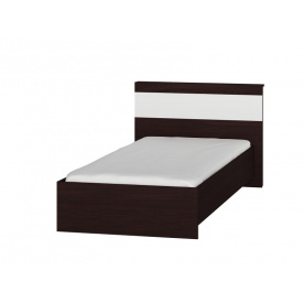 Односпальне ліжко Еверест Соната-900 венге + білий
