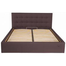 Ліжко Двоспальне Richman Честер 180 х 200 см Флай 2231 З підйомним механізмом та нішою для білизни Темно-коричневе (rich00045)