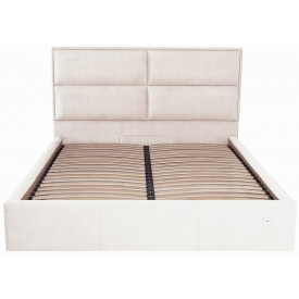 Кровать Двуспальная Richman Шеффилд 180 х 200 см Мисти Milk С подъемным механизмом и нишей для белья Бежевая