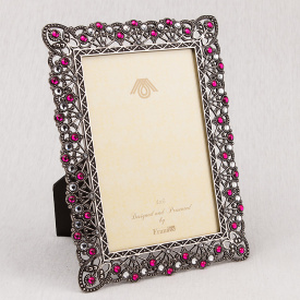 Декоративная фоторамка «Рубины и алмазы» 15*20 см Angel Gifts SK16598