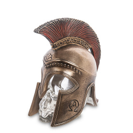 Статуэтка декоративная Шлем грческого воина 14 см Veronese AL84464