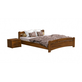 Ліжко дерев'яне Estella Венеція 160х190 Світлий горіх Щит 2Л4