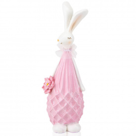 Фигурка интерьерная Rabbit in pink 28 см Lefard AL117969