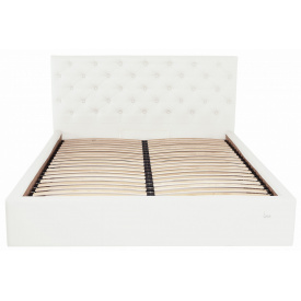 Ліжко Двоспальне Richman Ковентрі VIP 160 х 200 см Флай 2200 З додатковою металевою цільносварною рамою Біле