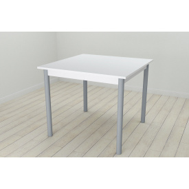 Стол кухонный Ferrum-decor Агата 75x80x80 Серый ДСП Белое 32мм (AGA0043)