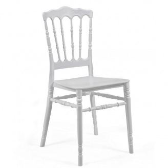 Штабелируемый стул Наполеон SDM пластиковый Белый