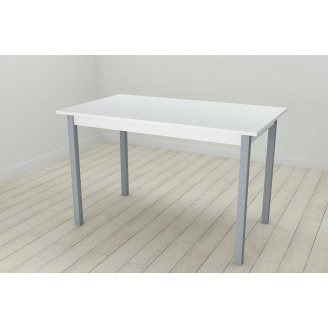 Стол кухонный Ferrum-decor Марио 75x120x60 Серый ДСП Белое 32мм (MAR0043)