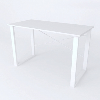 Письменный стол Ferrum-decor Драйв 750x1200x700 Белый металл ДСП Белый 16 мм (DRA099)