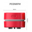 Портативный мини-пылесос Dooda для рабочего стола Красный (DOD-065A03) Киев