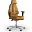 Кресло KULIK SYSTEM CLASSIC Антара с подголовником без строчки Медовый (12-901-BS-MC-0310) Ровно