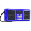 Портативный радиоприёмник аккумуляторный FM радио YUEGAN YG-1881UR c SD-карта MP3 плеер синий Чернігів