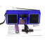 Портативный радиоприёмник аккумуляторный FM радио YUEGAN YG-1881UR c SD-карта MP3 плеер синий Чернігів