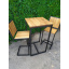 Комплект барный (стол и стулья) GoodsMetall в стиле Лофт "Friends" Обухов