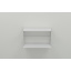 Полка настенная Ferrum-decor Букин 330x500x240 металл Белый ДСП Белое 16 мм (BUK0008) Мелитополь
