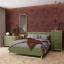 Ліжко Art In Head 1.6 Swan 1670x1100x2060 Балі зелений (105070304) Миколаїв