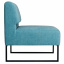 Кресло Richman Лаунж со спинкой 770 x 770 x 830H см Голубое Ровно
