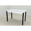 Стол кухонный Ferrum-decor Марио 75x120x60 Черный ДСП Белое 16мм (MAR0001) Еланец