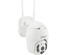 IP камера видеонаблюдения уличная с WiFi UKC N3 6913, цветная с режимом ночной съемки, белая