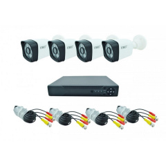Комплект DVR регистратор 4-канальный и 4 камеры Фастов