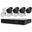 Комплект відеоспостереження 4 камери та реєстратор DVR Gibrid KIT 520 AHD 4ch 4.0MP H.264 з датчиком руху Ромни