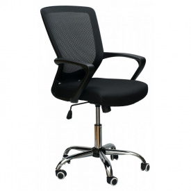 Офісне крісло Marin black сітчате чорне