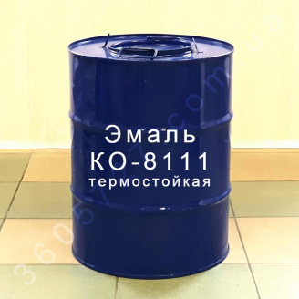 Эмаль КО-8111 до +600°С Технобудресурс от 1 кг черная