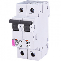 Автоматичний вимикач ETIMAT 10 2p D 10A ETI Чернігів
