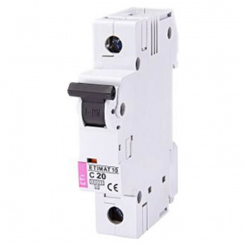 Автоматичний вимикач ETIMAT10 1p C 20A ETI