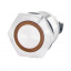 Кнопка металлическая TYJ 22-271 220V желтая с подсветкой 1NO+1NC Аско Укрем (A0140010131) Полтава