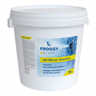 Гранули FROGGY pH-Мінус Екстра 25 кг