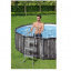 Каркасный бассейн Bestway Wood Style 5614Z (427х107) с картриджным фильтром Тернополь