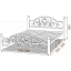 Кровать Металл-Дизайн Жозефина на деревянных ногах 1900(2000)х1400 мм черный бархат Киев